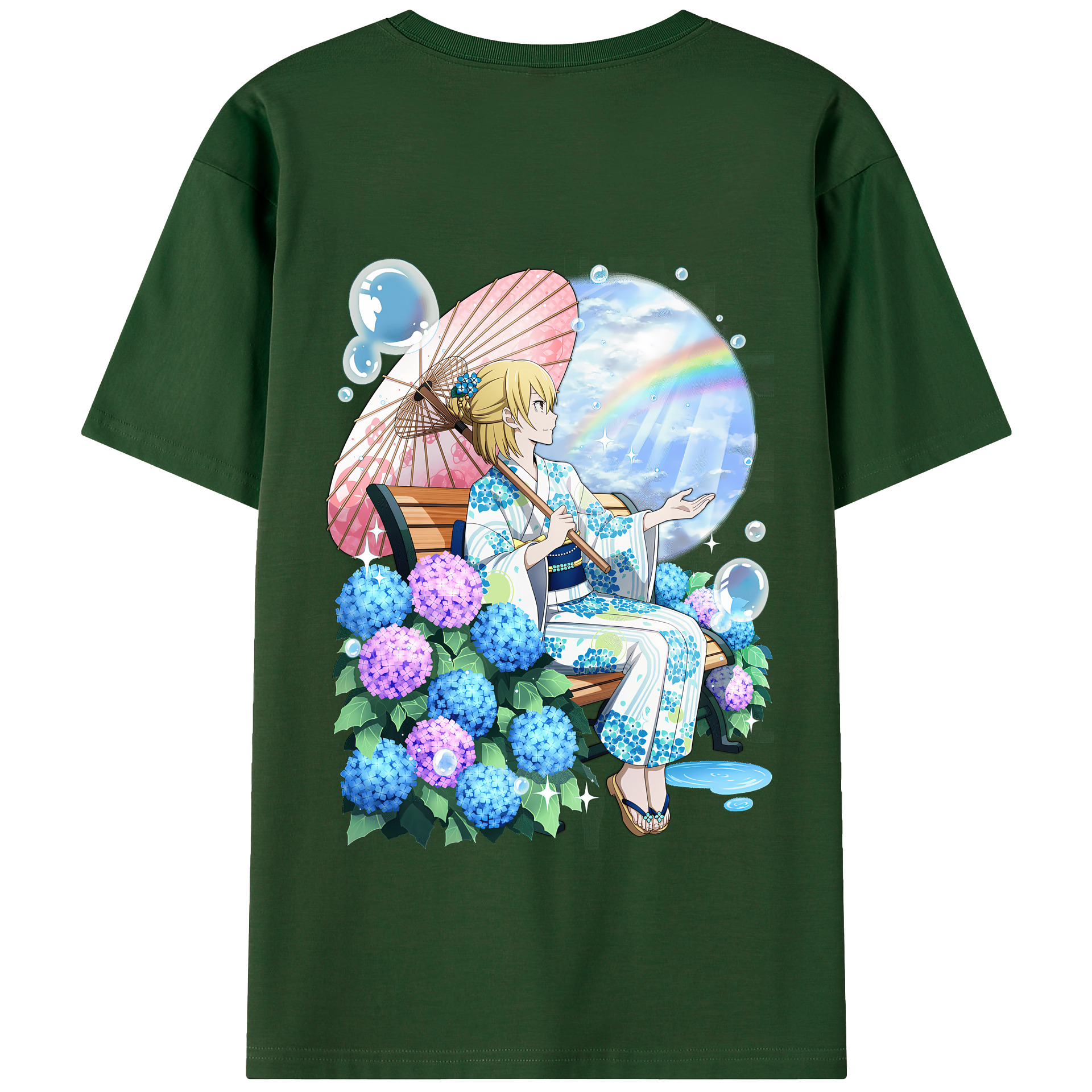 （画像用） 文豪ストレイドッグス Bungo Stray Dogs 綿100％半袖Tシャツ（背面プリント）